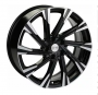 Легковой диск Khomen Wheels KHW1901 7,5x19 5x114,3 ET53 67,1 Black-FP