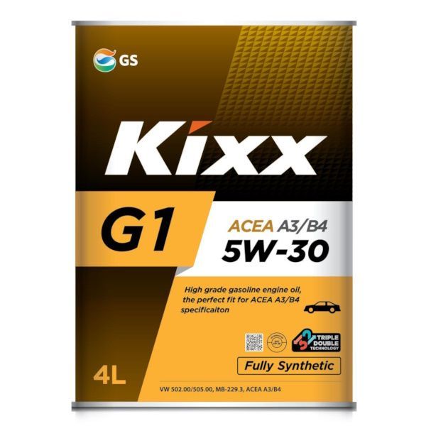 KIXX G1 A3/B4 5W-30 API SN/CF; ACEA A3/B4-16 синтетическое 4 л L531044TE1