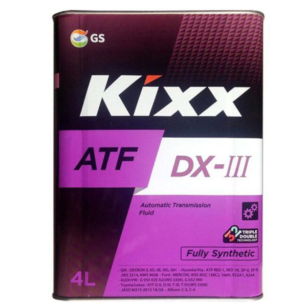 KIXX ATF DX-III L250944TE1 синтетическое 4 л
