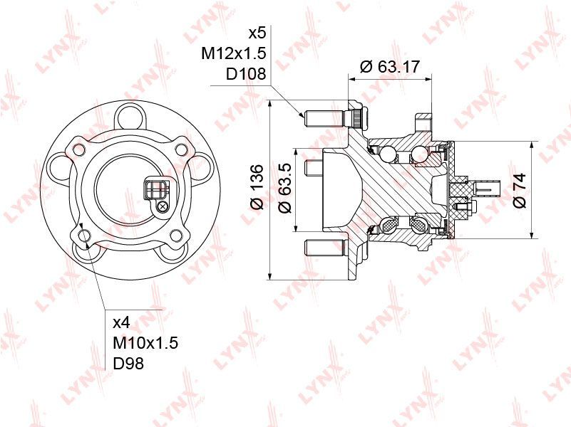 LYNXauto WH-1225 Ford